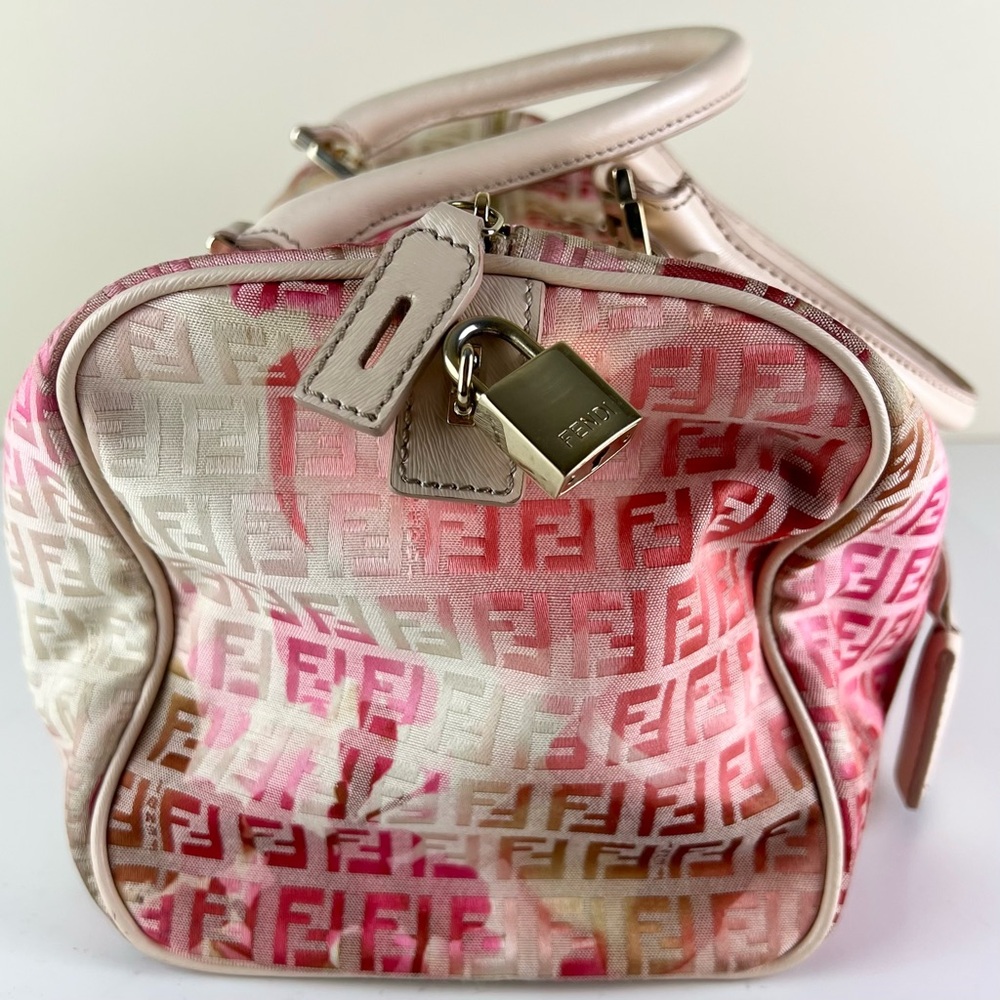 FENDI ROSE CANVAS BAG - Picture 6 of 12